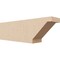 Ekena Millwork 4in. W x 6in. H x 20in. L Burlington Woodgrain TimberThane Rafter Tail, Primed Tan RFTUR04X06X20BURRCPR - alternate 1
